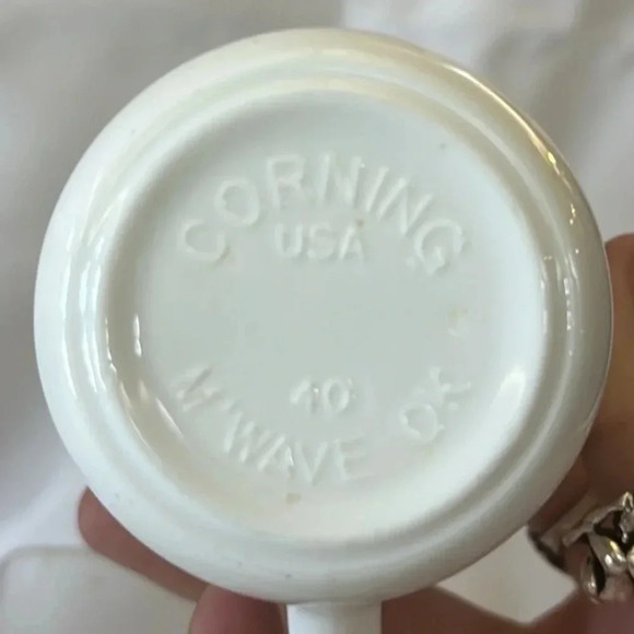 Vintage Corelle Black Orchid Cups Mugs - Set of 6 - Picture 5 of 5